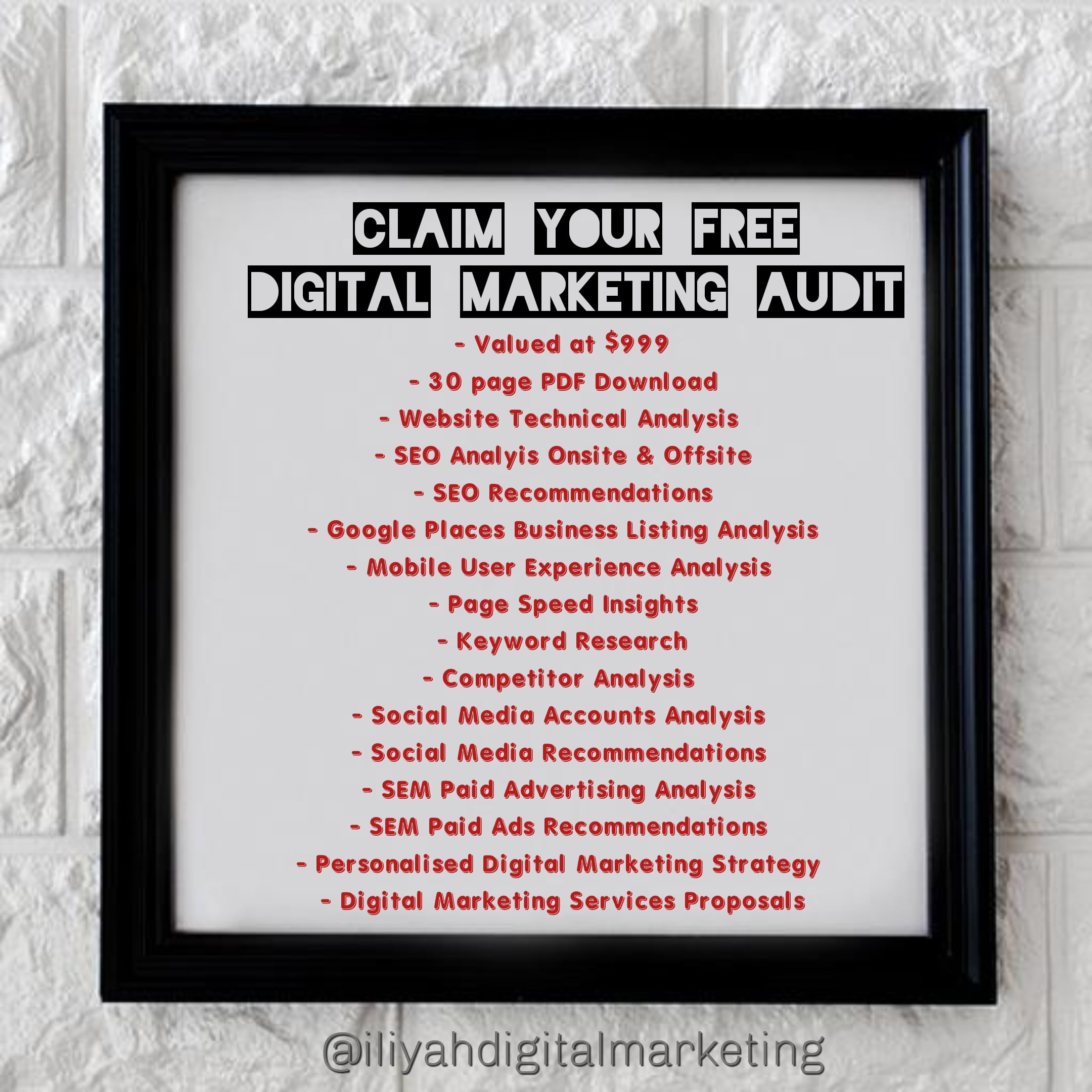 Free Digital Marketing Audit